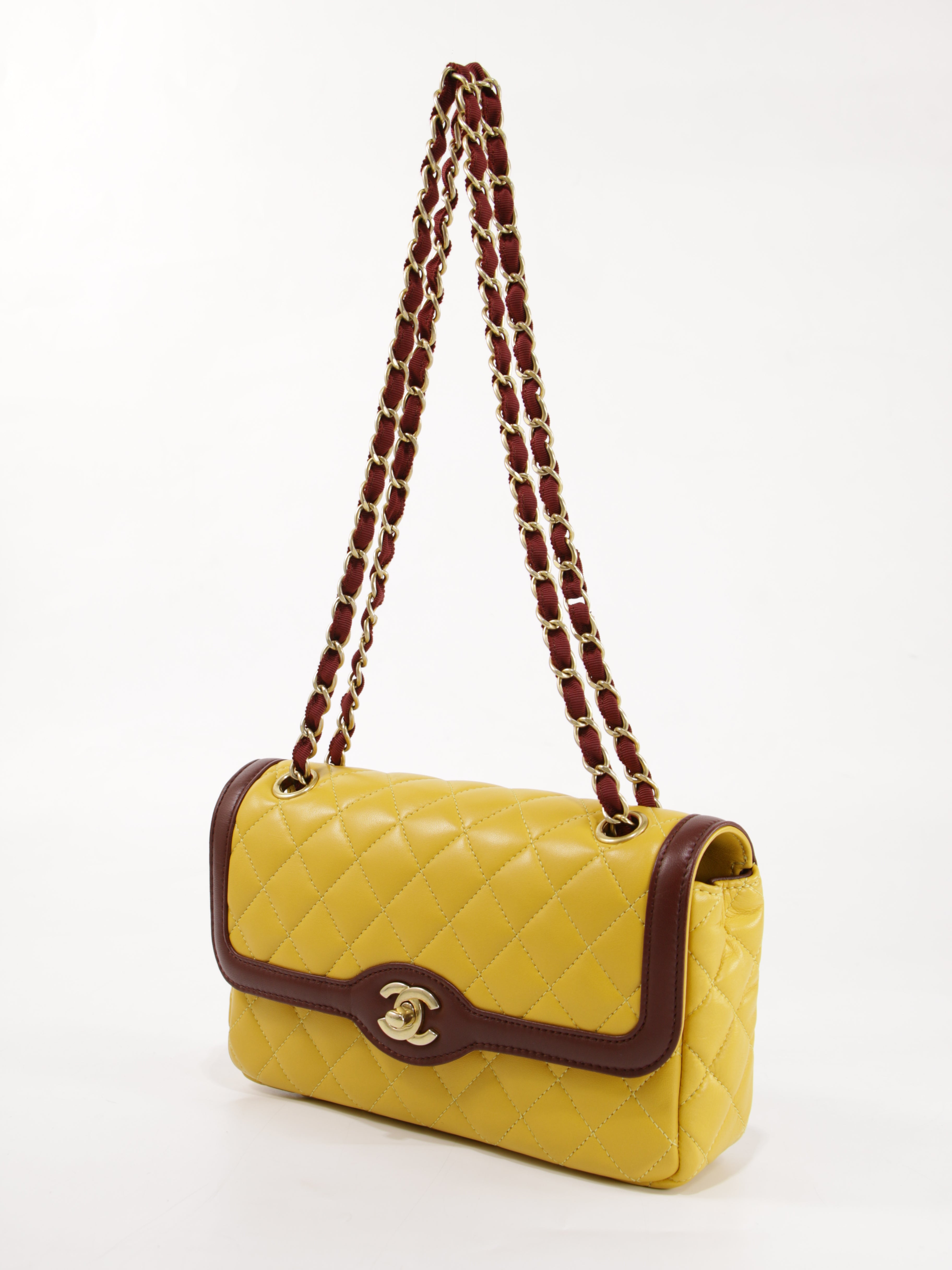 Two Tone Flap Bag