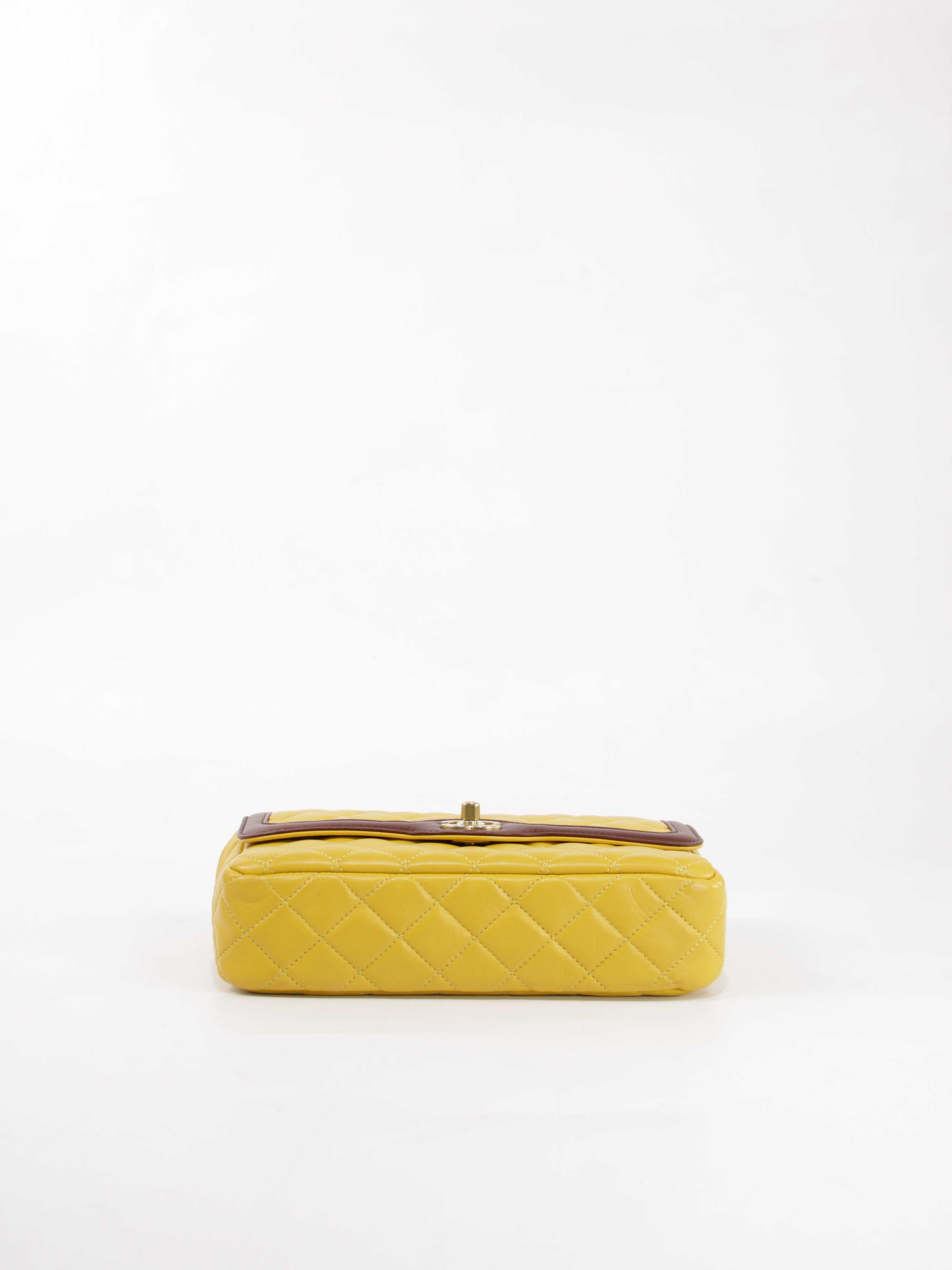 Two Tone Flap Bag
