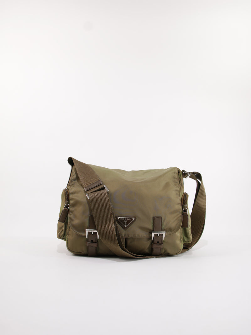 Prada Mensajero Doble Hebilla