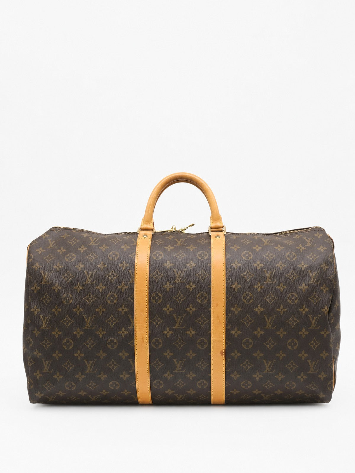 Louis Vuitton Keepall 55 Brown Canvas