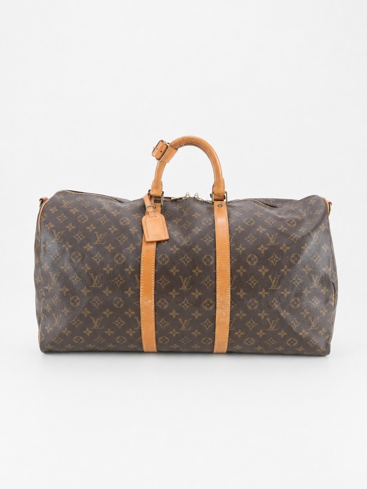 Louis Vuitton Keepall 55 Brown Canvas