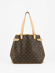Louis Vuitton Batignolles Vertical MM Brown Canvas