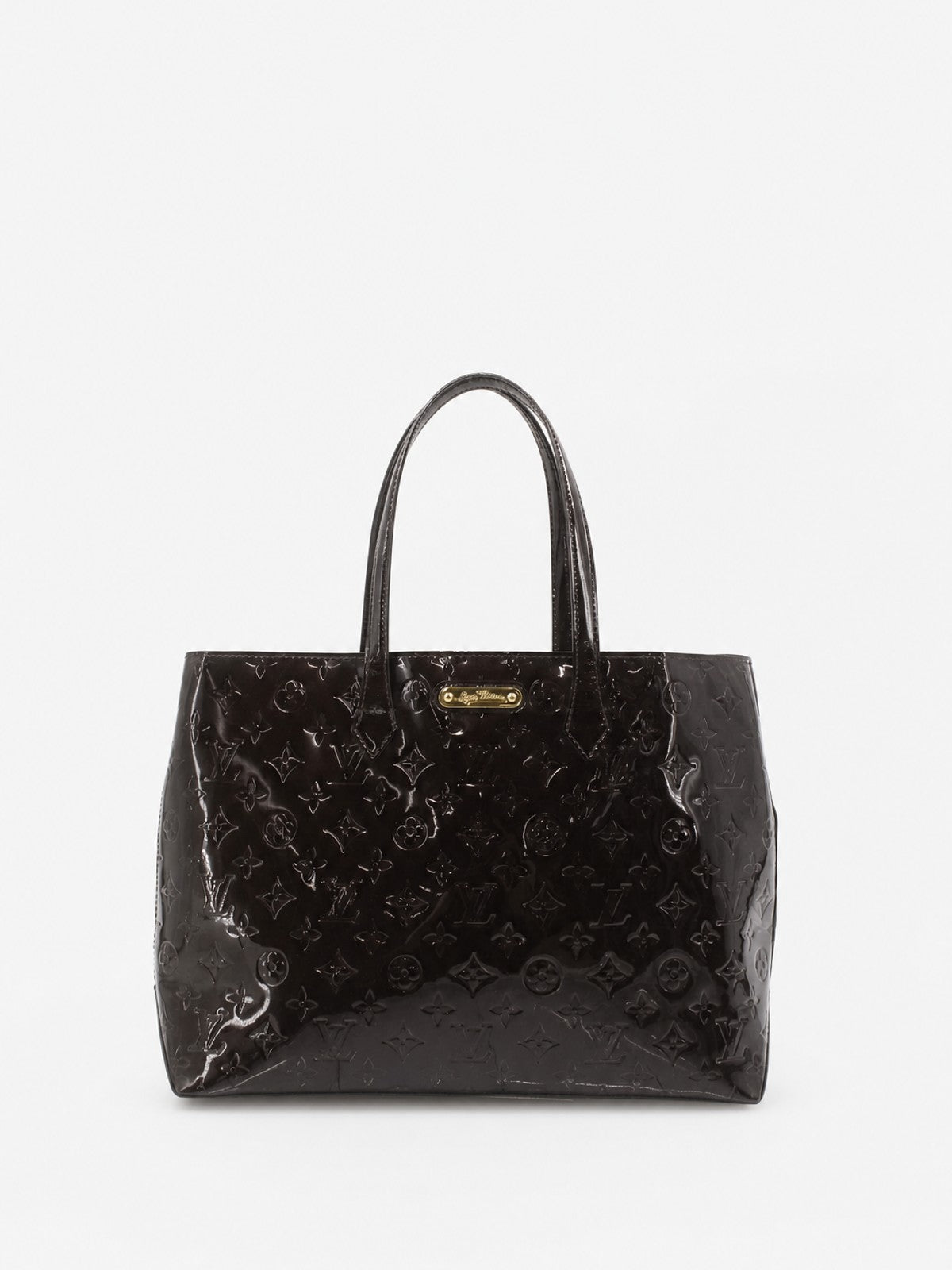 Louis Vuitton Wilshire MM Bordeaux Vernis leather