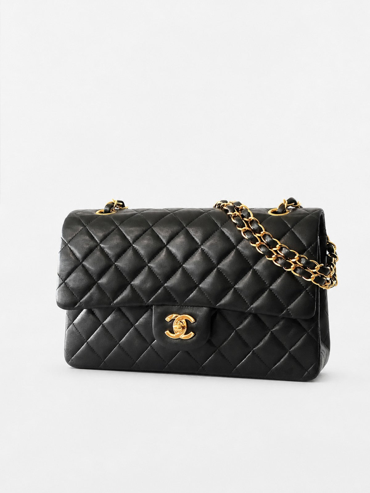 Chanel Medium Classic Flap Black Leather
