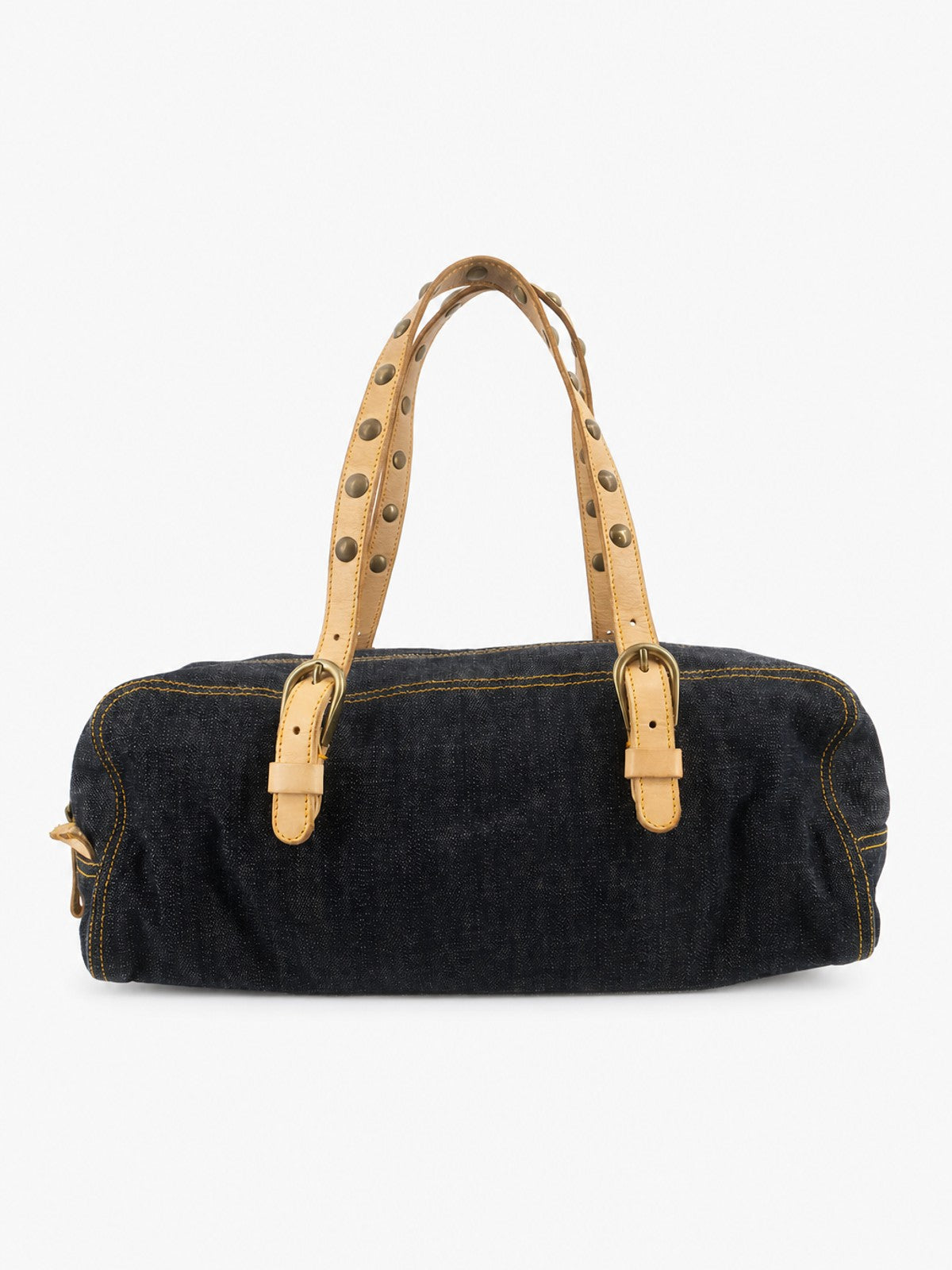 Miu Miu Shoulder Bag Blue Denim