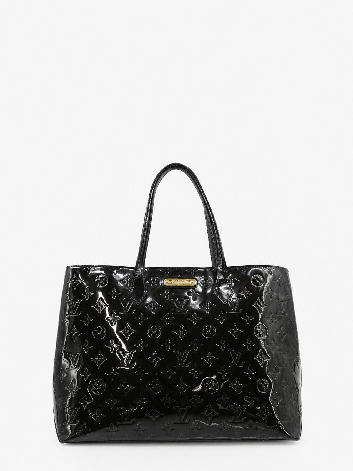 Louis Vuitton Wilshire MM Green Vernis leather