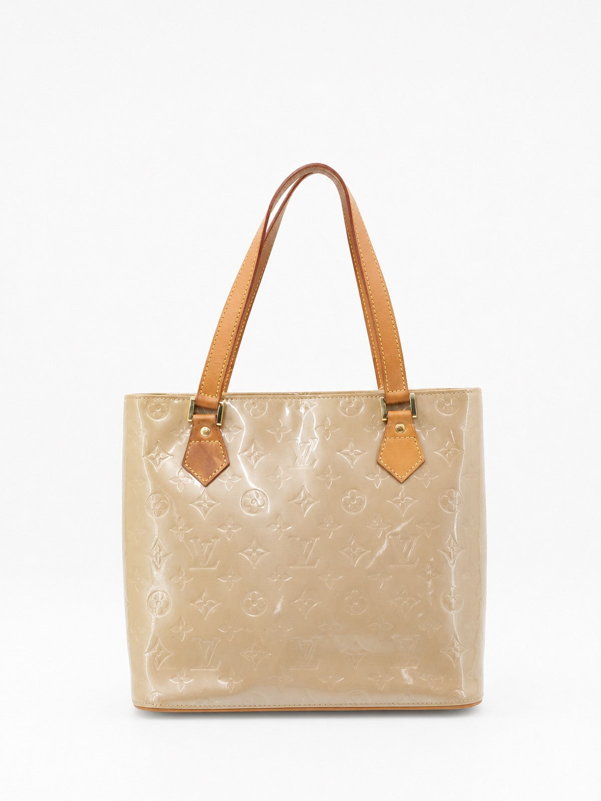 Louis Vuitton Houston Beige Vernis leather