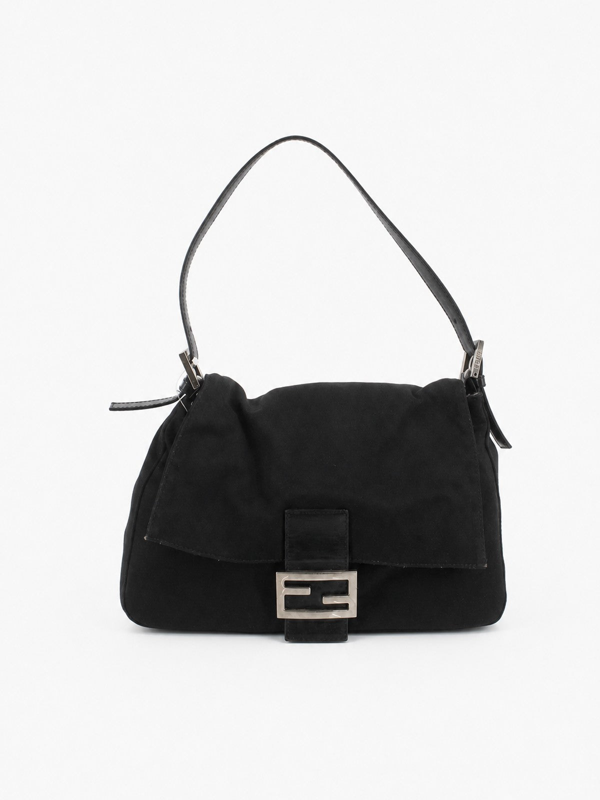 Fendi Mamma Baguette Black Fabric