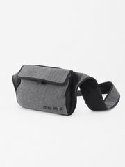 Miu Miu Crossbody Bag Grey Fabric