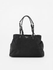 Prada Tote Bag Black Soft nylon