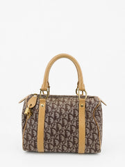 Christian Dior Boston 25 Brown Canvas