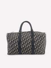 Christian Dior Duffle Bag Blue Canvas