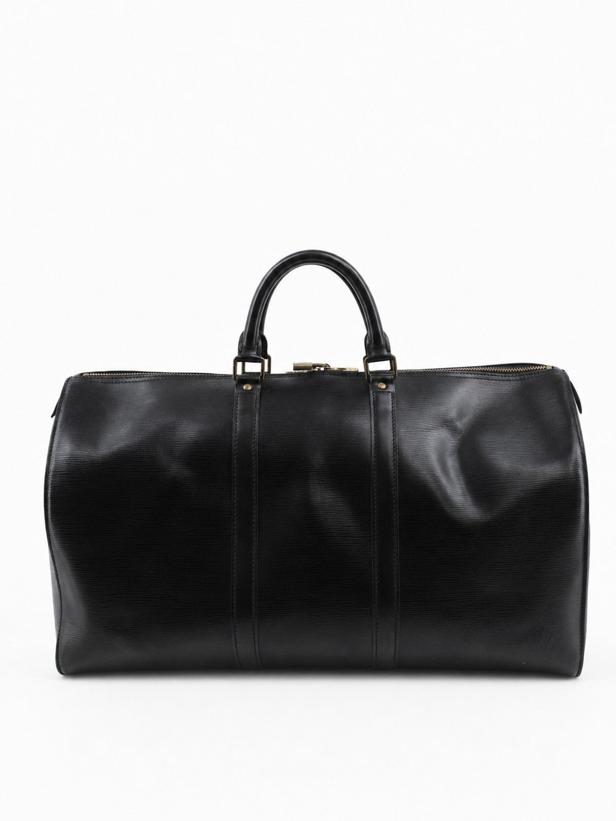 Louis Vuitton Keepall 60 Black Epi leather