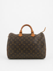 Louis Vuitton Speedy 35 Brown Canvas
