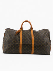 Louis Vuitton Keepall 60 Brown Canvas