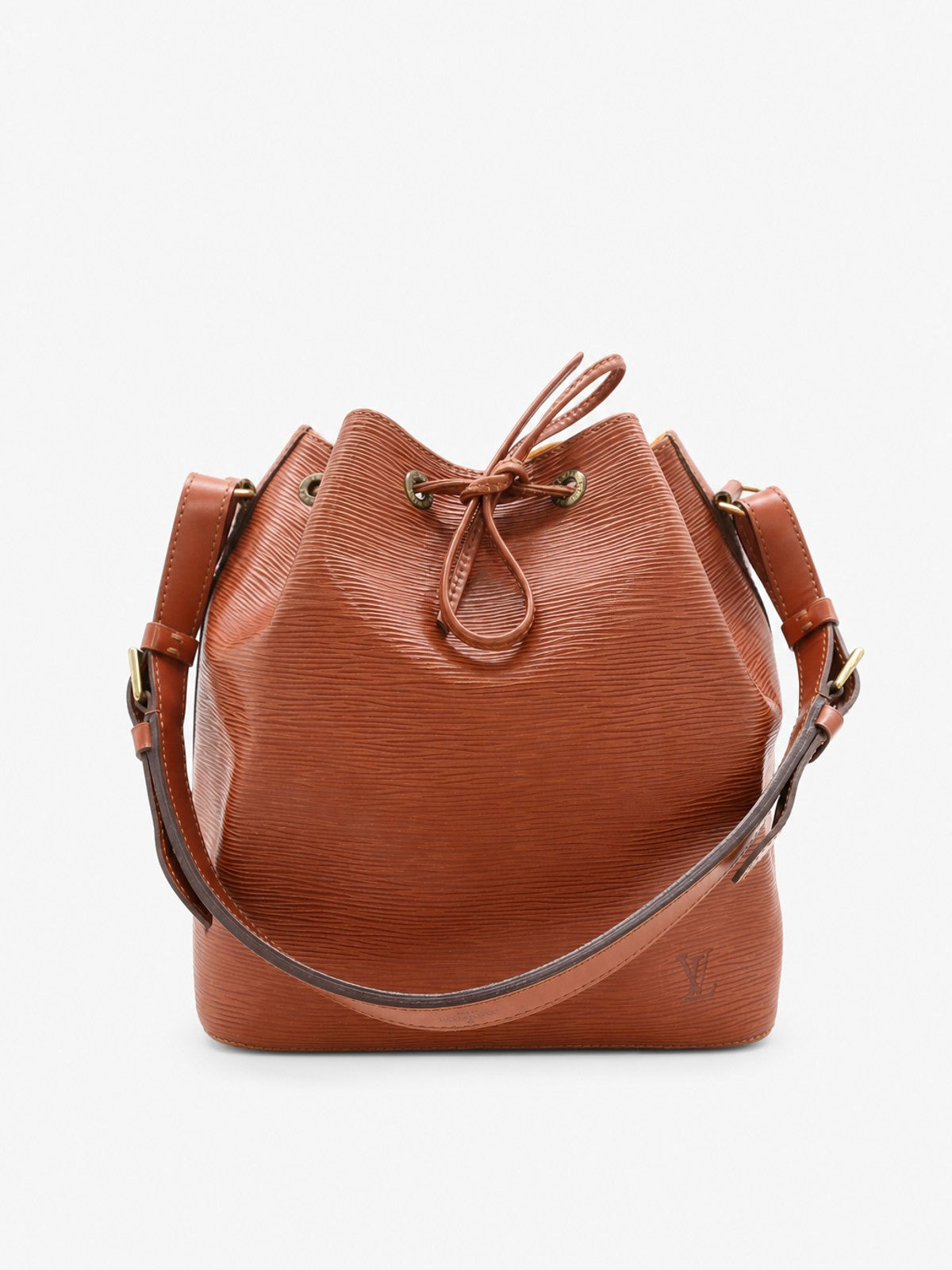 Louis Vuitton Petit Noé Brown Epi leather