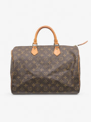 Louis Vuitton Speedy 35 Brown Canvas