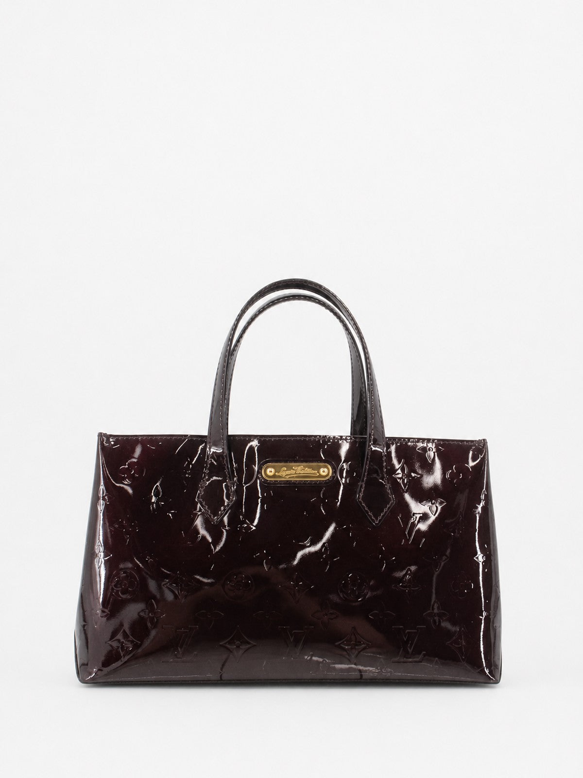 Louis Vuitton Wilshire PM Bordeaux Vernis leather