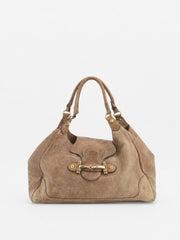 Gucci Shoulder Bag Brown Leather