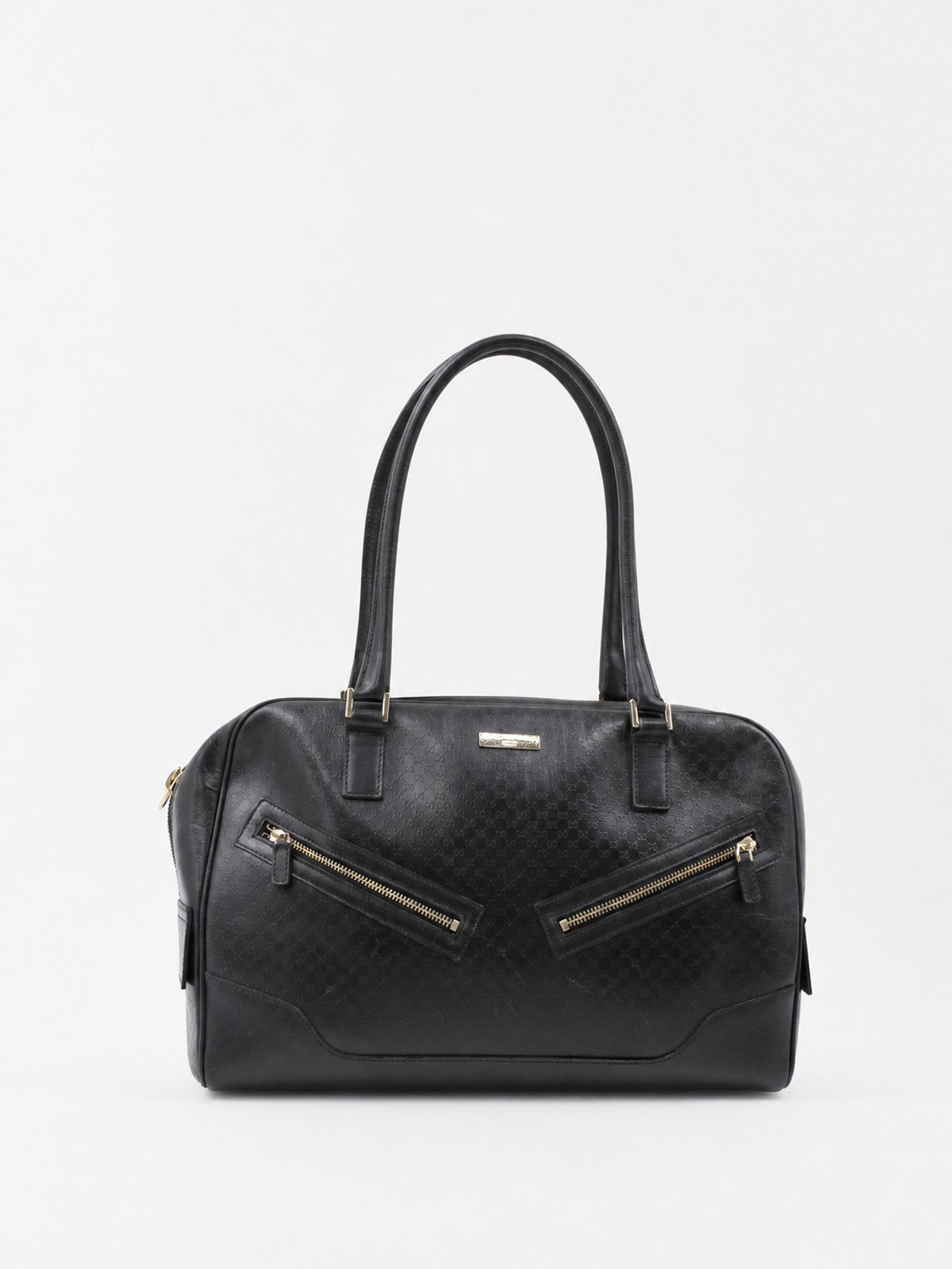 Gucci Shoulder Bag Black Leather