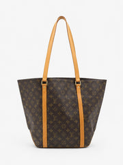 Louis Vuitton Sac Shopping Brown Canvas