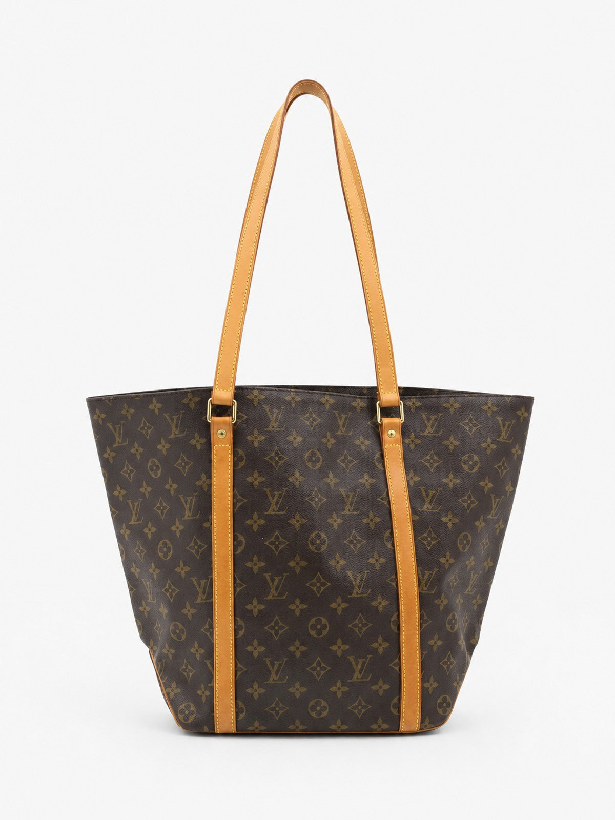 Louis Vuitton Sac Shopping Brown Canvas