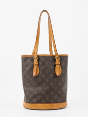 Louis Vuitton Mini Bucket Brown Canvas