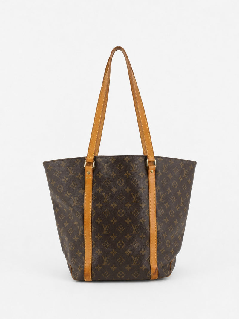 Louis Vuitton Sac Shopping Brown Canvas