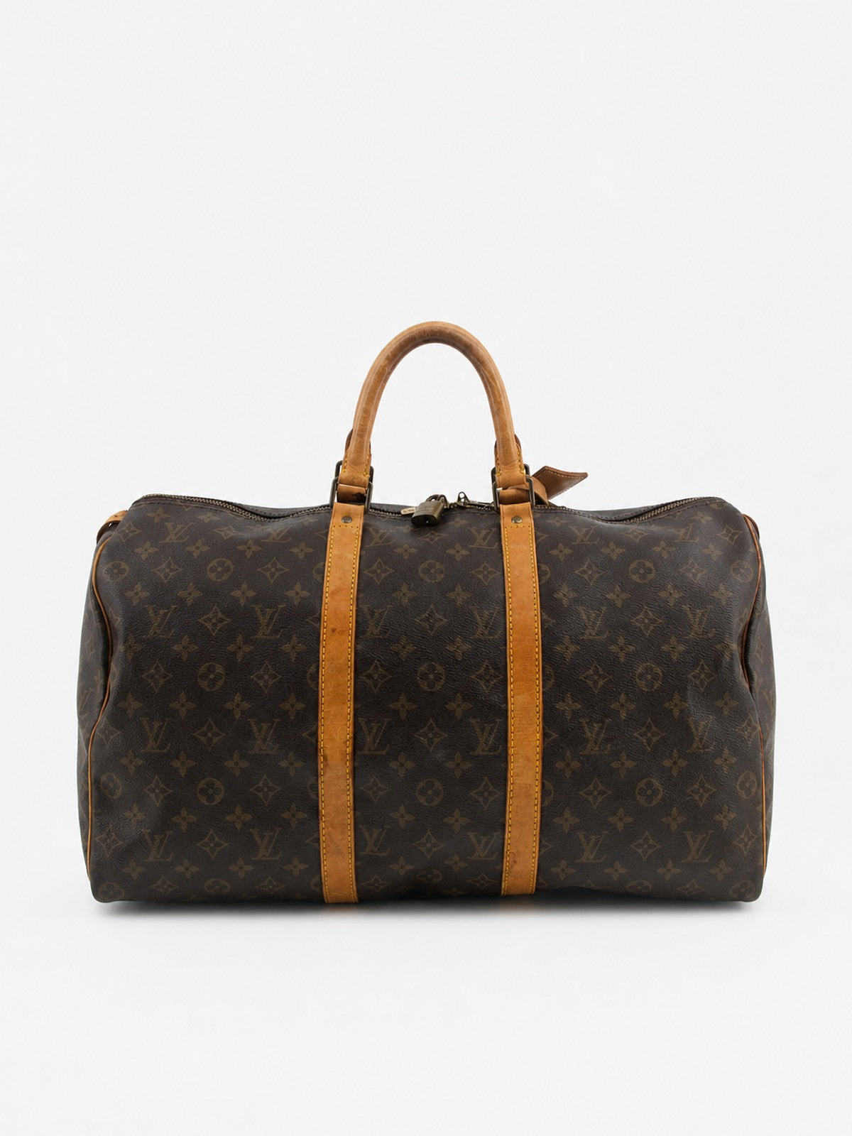 Louis Vuitton Keepall 50 Brown Canvas