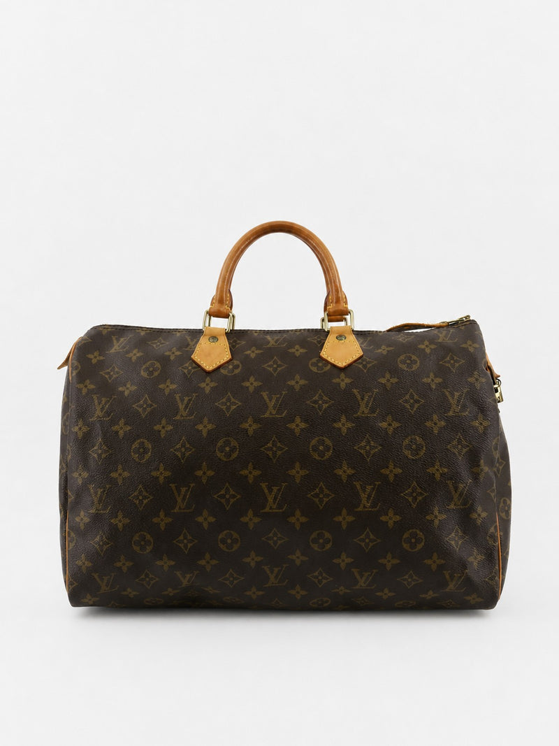 Louis Vuitton Speedy 40 Brown Canvas