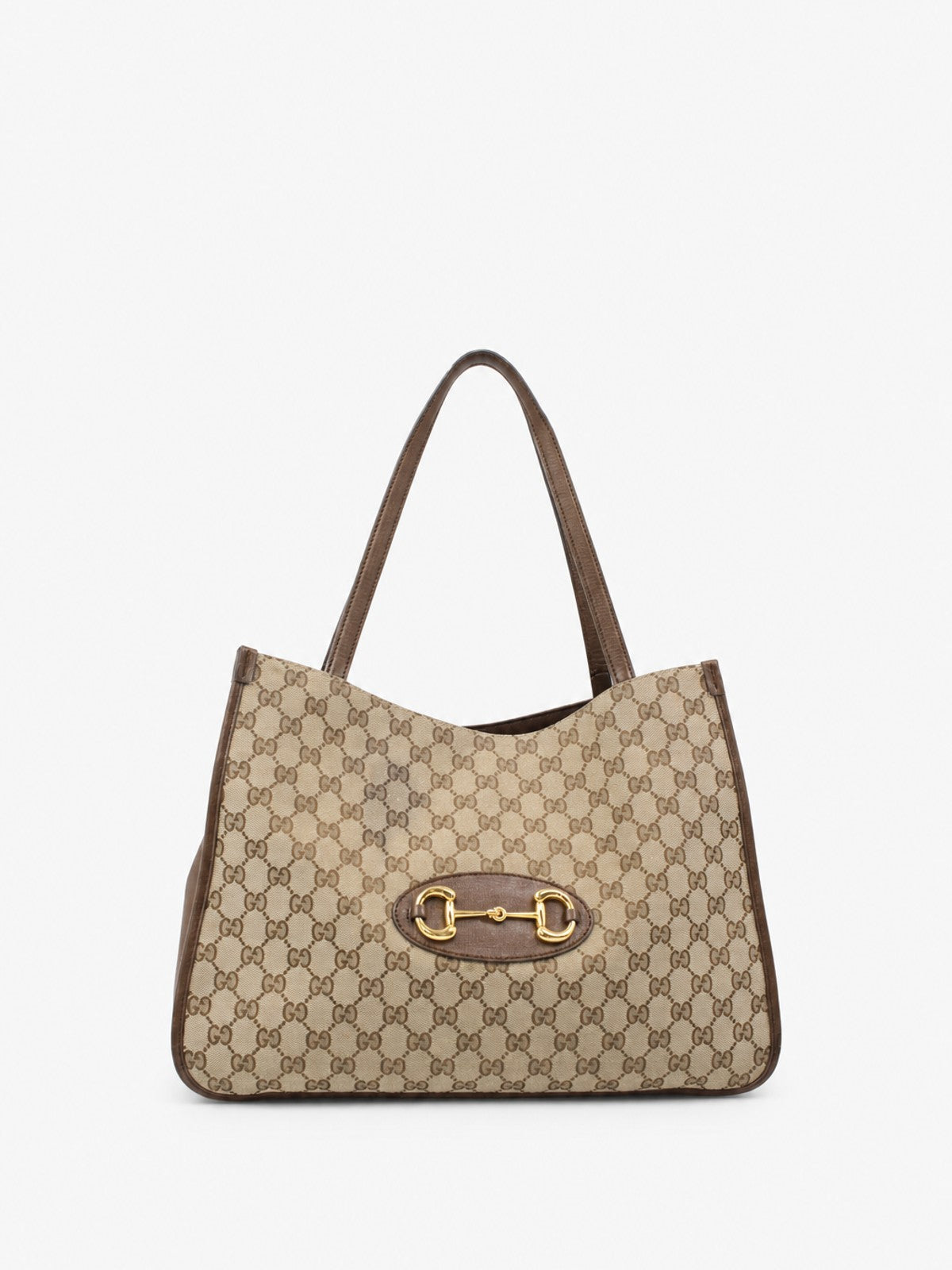 Gucci Shoulder Bag Brown Canvas