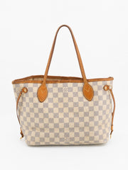 Louis Vuitton Neverfull PM White Canvas