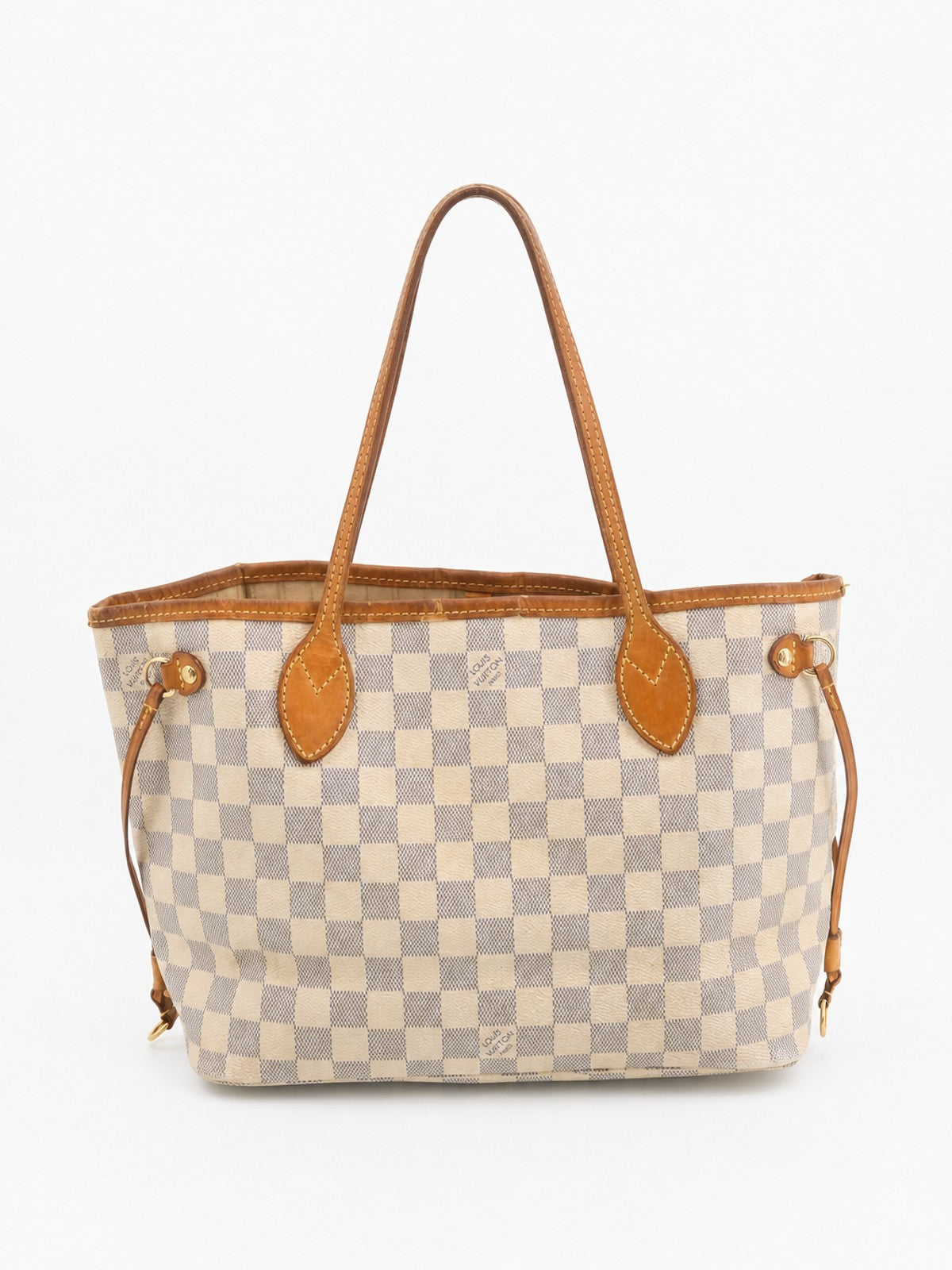 Louis Vuitton Neverfull PM White Canvas