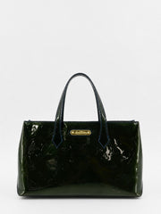 Louis Vuitton Wilshire PM Green Vernis leather