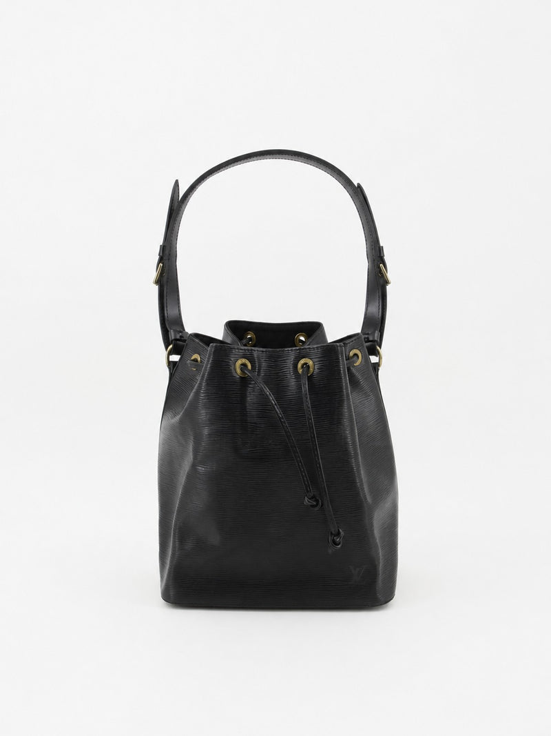 Louis Vuitton Petit Noé Black Epi leather
