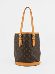 Louis Vuitton Mini Bucket Brown Canvas