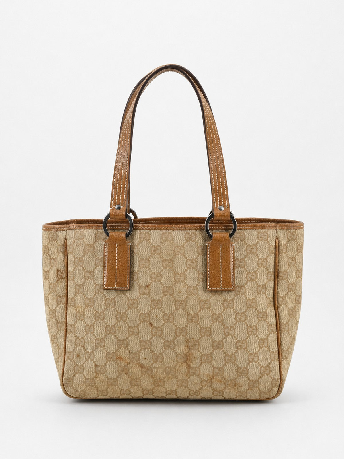 Gucci Shoulder Bag Brown Canvas