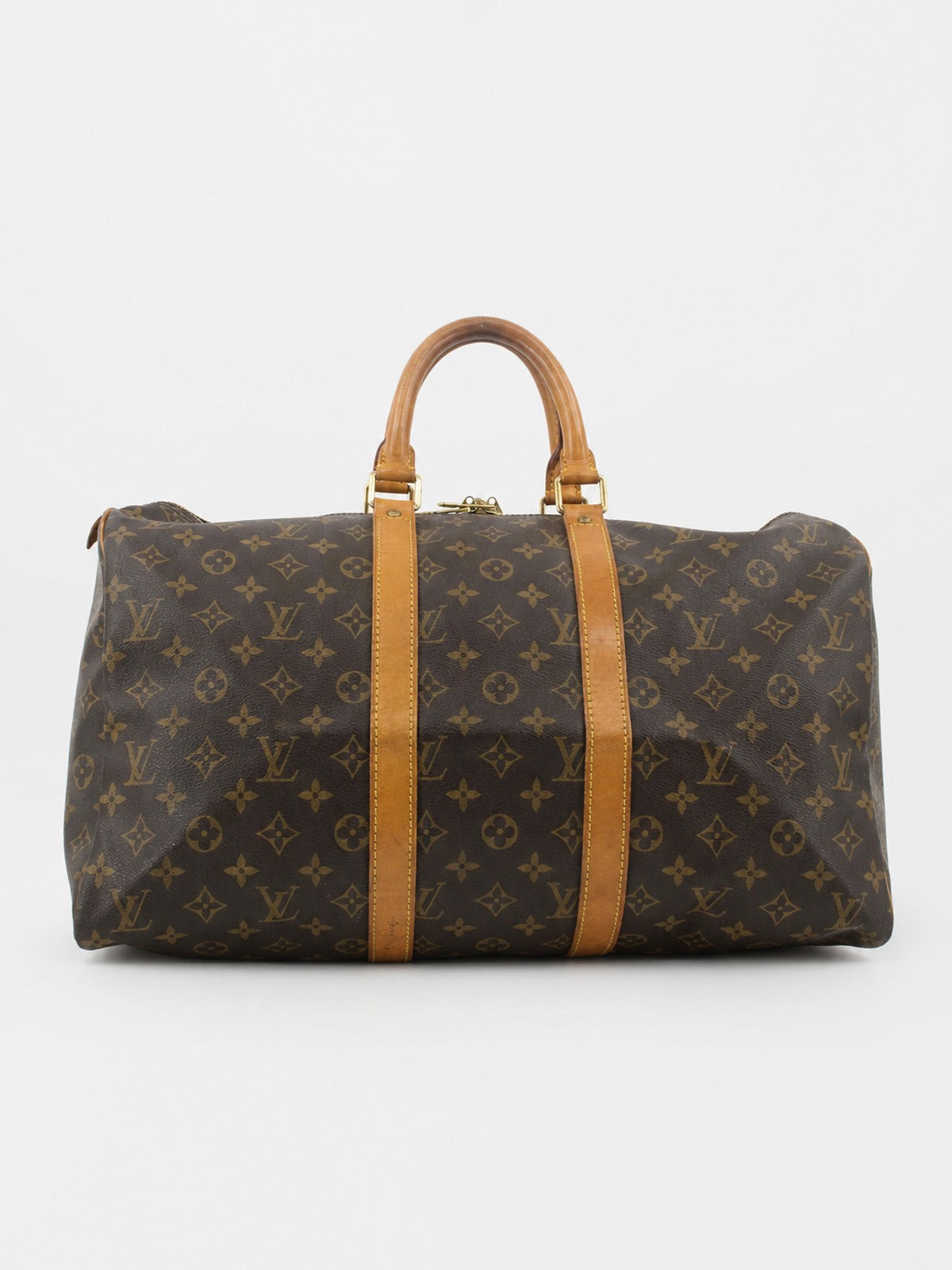 Louis Vuitton Keepall 45 Brown Canvas