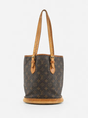 Louis Vuitton Mini Bucket Brown Canvas
