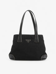 Prada Shoulder Bag Black Soft nylon